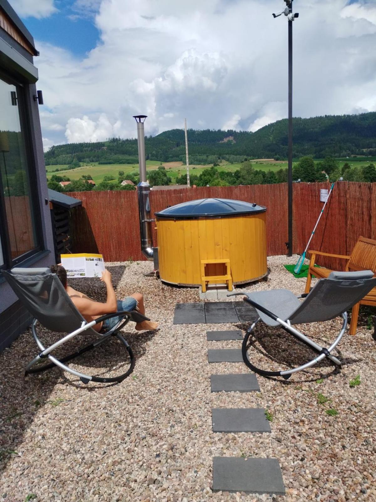 Rajska Polana Domki Premium ,Na Odludziu Z Prywatna Balia Z Jacuzzi I Sauna ,Cisza,Rowery Elektryczne,Gory,Astroprzygoda,- Adrspach, Skalne Miasto, Zamek Ksiaz,Andrzejowka,Karpacz, Sniezka,Janskie Laznie,Pec Mieroszow Ngoại thất bức ảnh
