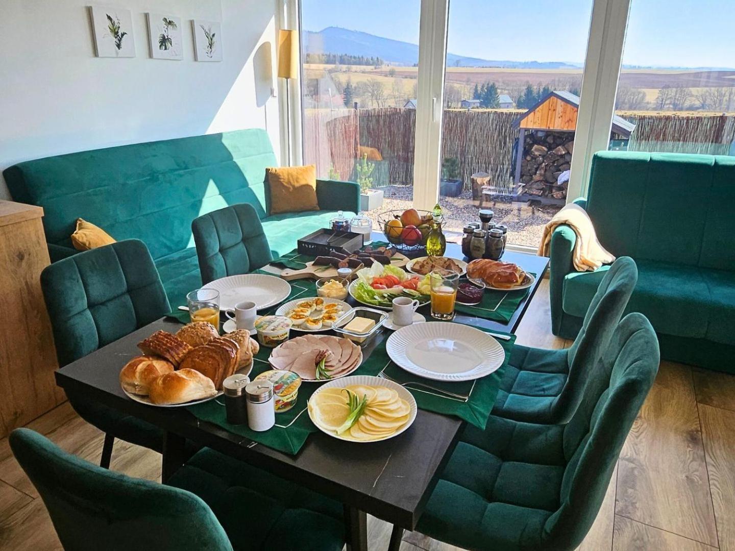 Rajska Polana Domki Premium ,Na Odludziu Z Prywatna Balia Z Jacuzzi I Sauna ,Cisza,Rowery Elektryczne,Gory,Astroprzygoda,- Adrspach, Skalne Miasto, Zamek Ksiaz,Andrzejowka,Karpacz, Sniezka,Janskie Laznie,Pec Mieroszow Ngoại thất bức ảnh